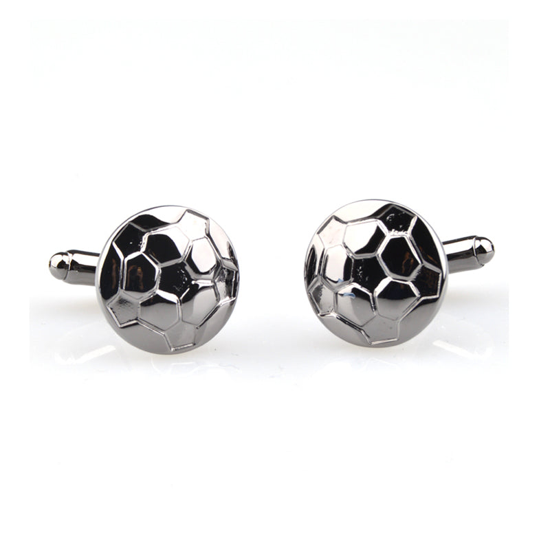 Sports Technology Plain Colour Metal Cufflinks