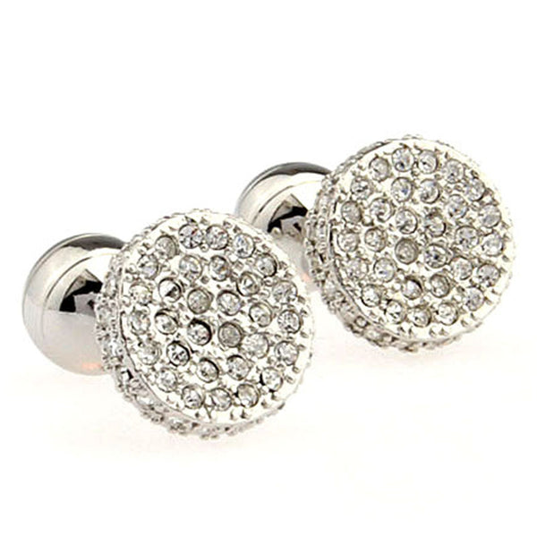 Crystal Zircon Cufflinks