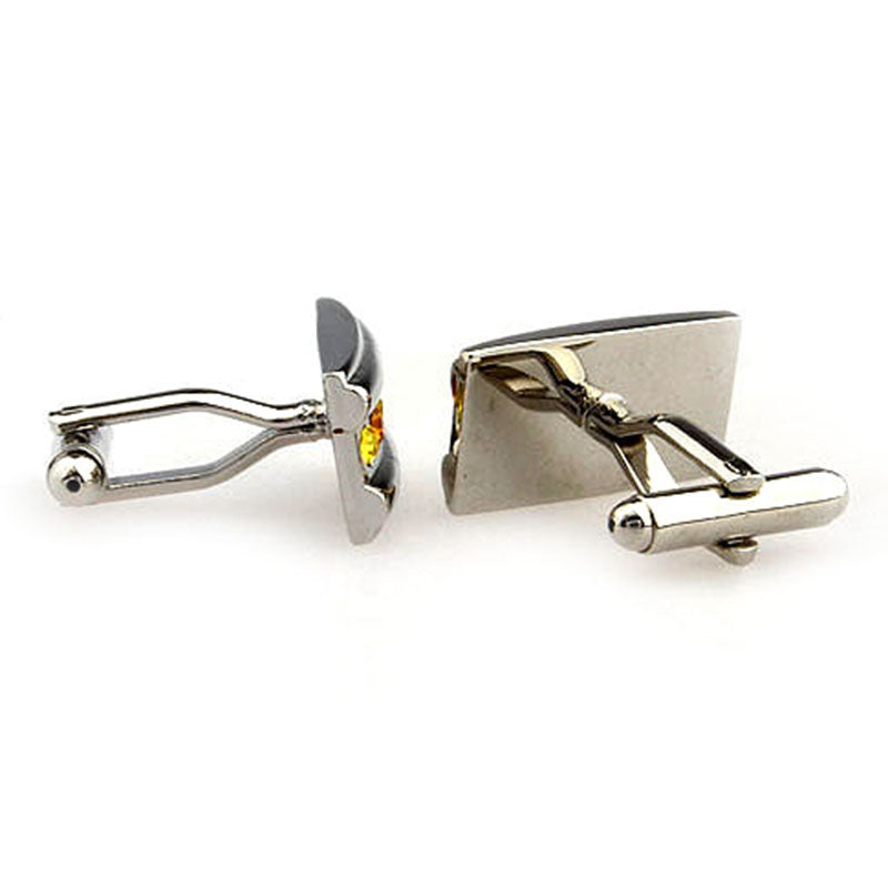 Crystal Zircon Cufflinks