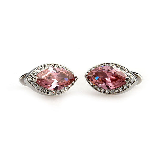 Crystal Zircon Cufflinks