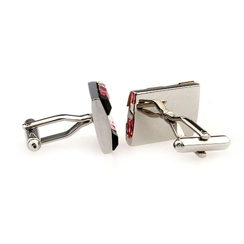 Crystal Zircon Cufflinks