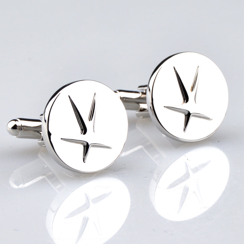 Plain Colour Metal Cufflinks