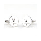 Plain Colour Metal Cufflinks