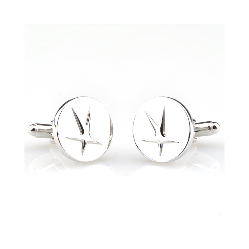 Plain Colour Metal Cufflinks