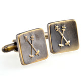 Plain Colour Metal Cufflinks