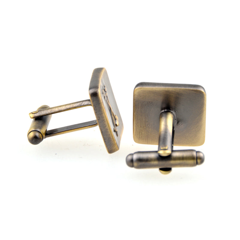 Plain Colour Metal Cufflinks