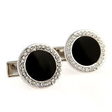 Crystal Zircon Cufflinks