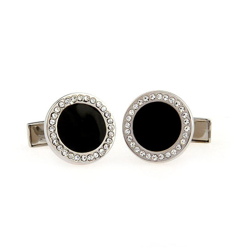 Crystal Zircon Cufflinks