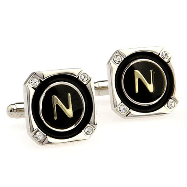 Crystal Zircon Cufflinks