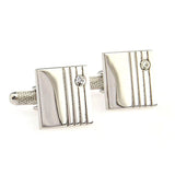 Crystal Zircon Cufflinks