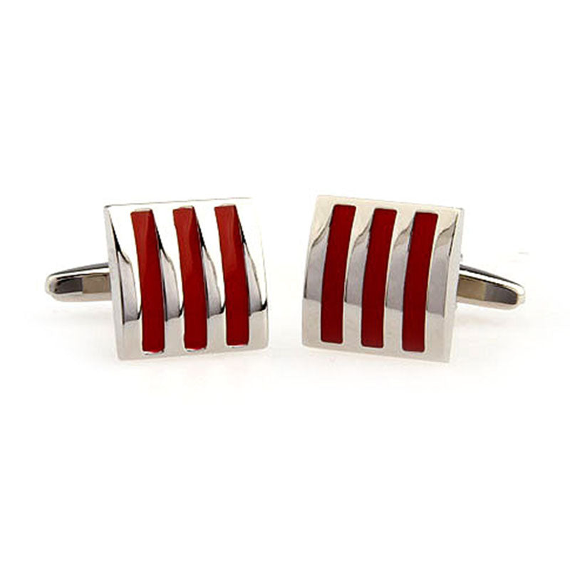 Enamel Dropping Glue Cufflinks