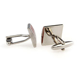 Enamel Dropping Glue Cufflinks