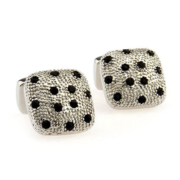 Crystal Zircon Cufflinks