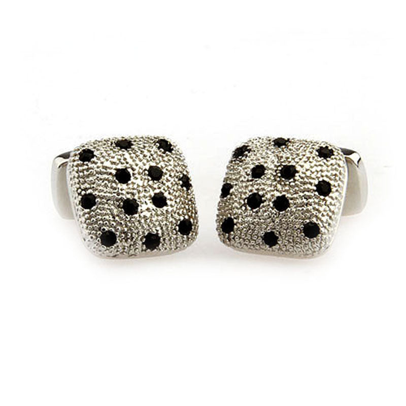 Crystal Zircon Cufflinks