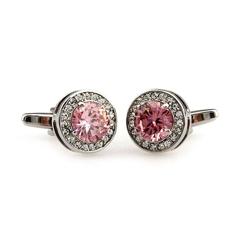 Crystal Zircon Cufflinks