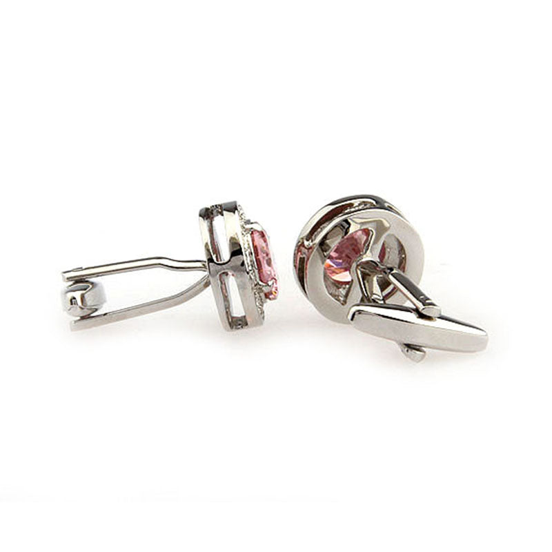 Crystal Zircon Cufflinks