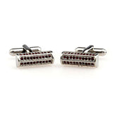 Crystal Zircon Cufflinks