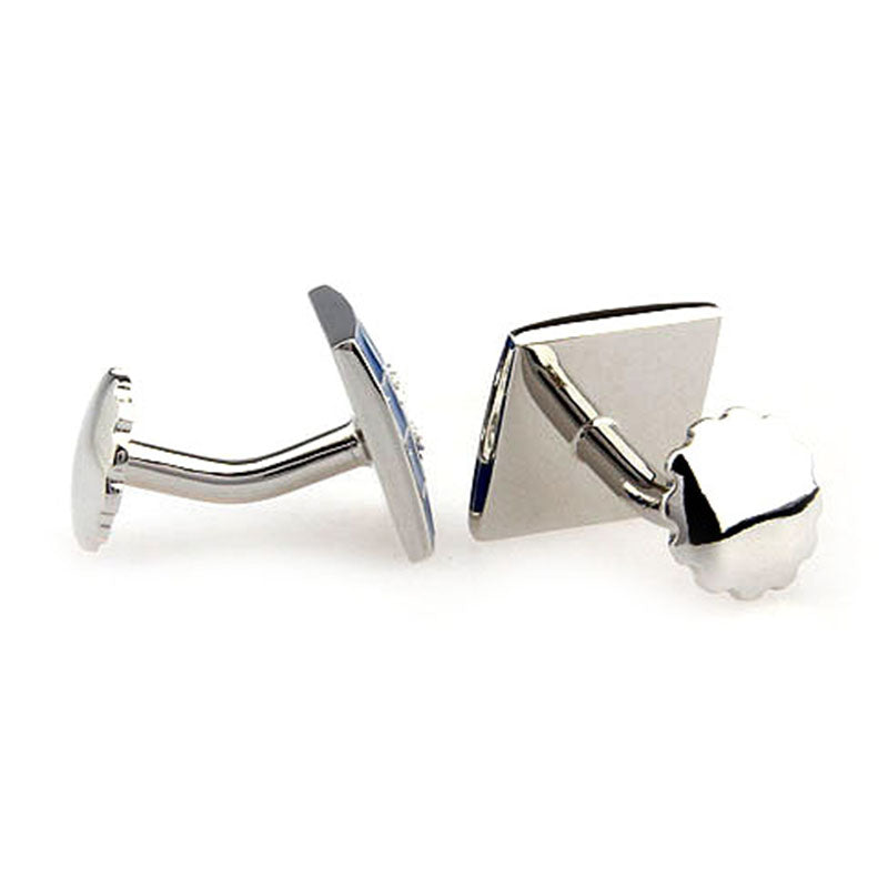 Crystal Zircon Cufflinks