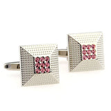 Crystal Zircon Cufflinks