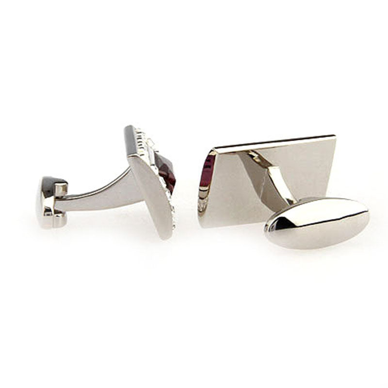 Crystal Zircon Cufflinks