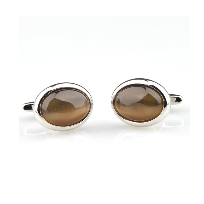 Cateye Glass Cufflinks