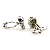 Interesting Skull Plain Colour Metal Cufflinks