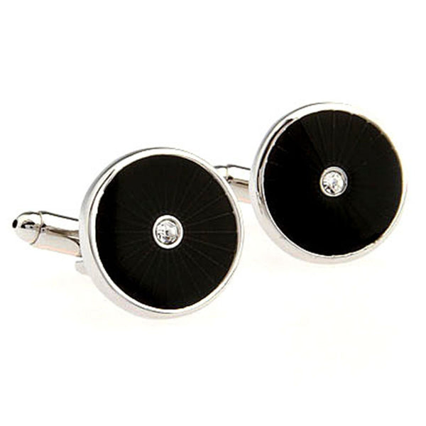 Crystal Zircon Cufflinks