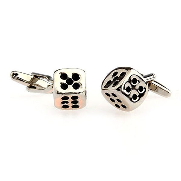 Movies Gambling Crystal Zircon Cufflinks