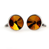 Crystal Zircon Cufflinks