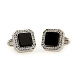 Crystal Zircon Cufflinks