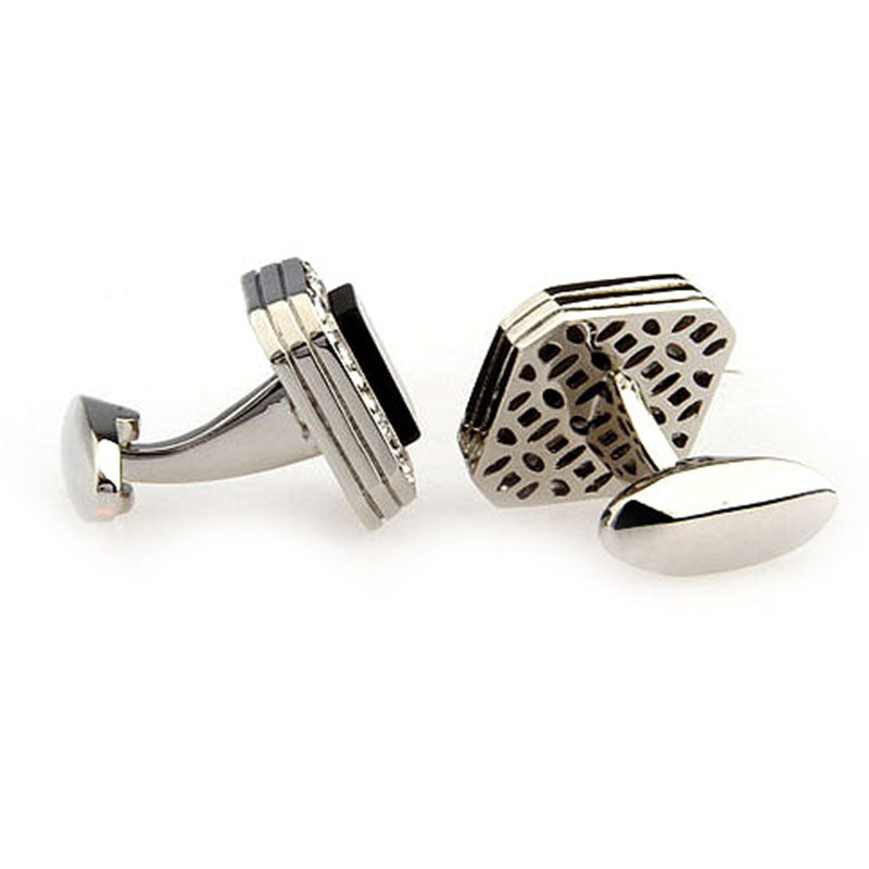 Crystal Zircon Cufflinks