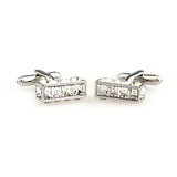 Crystal Zircon Cufflinks