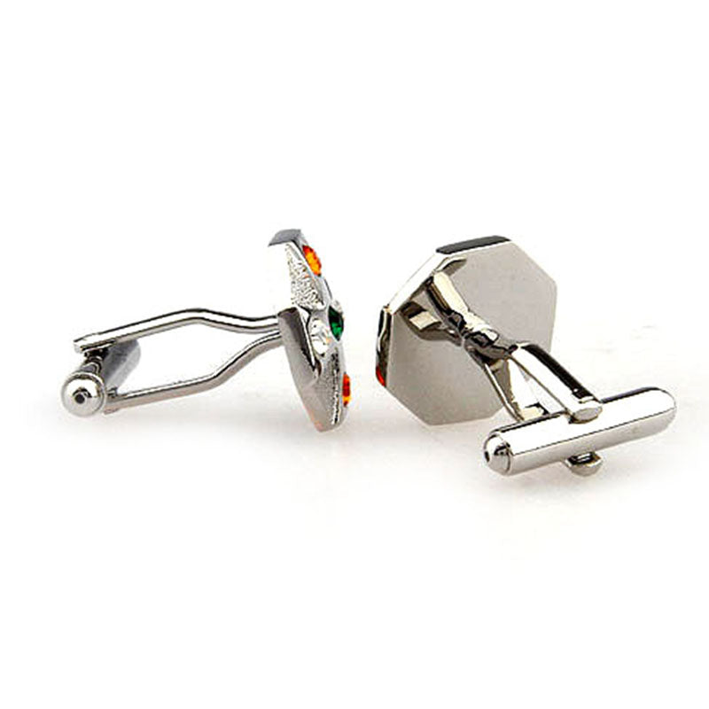 Crystal Zircon Cufflinks