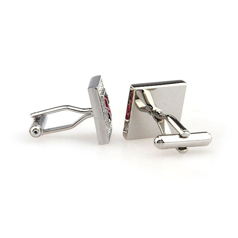 Crystal Zircon Cufflinks