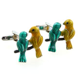 Animals Plants Enamel Dropping Glue Cufflinks