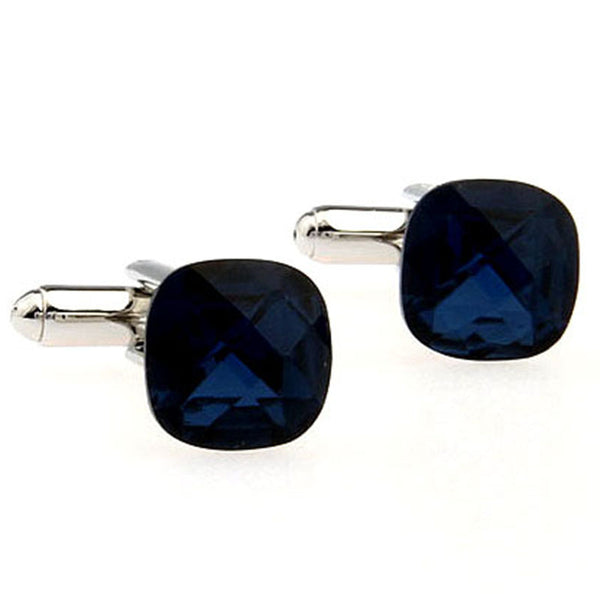 Crystal Zircon Cufflinks