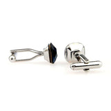 Crystal Zircon Cufflinks