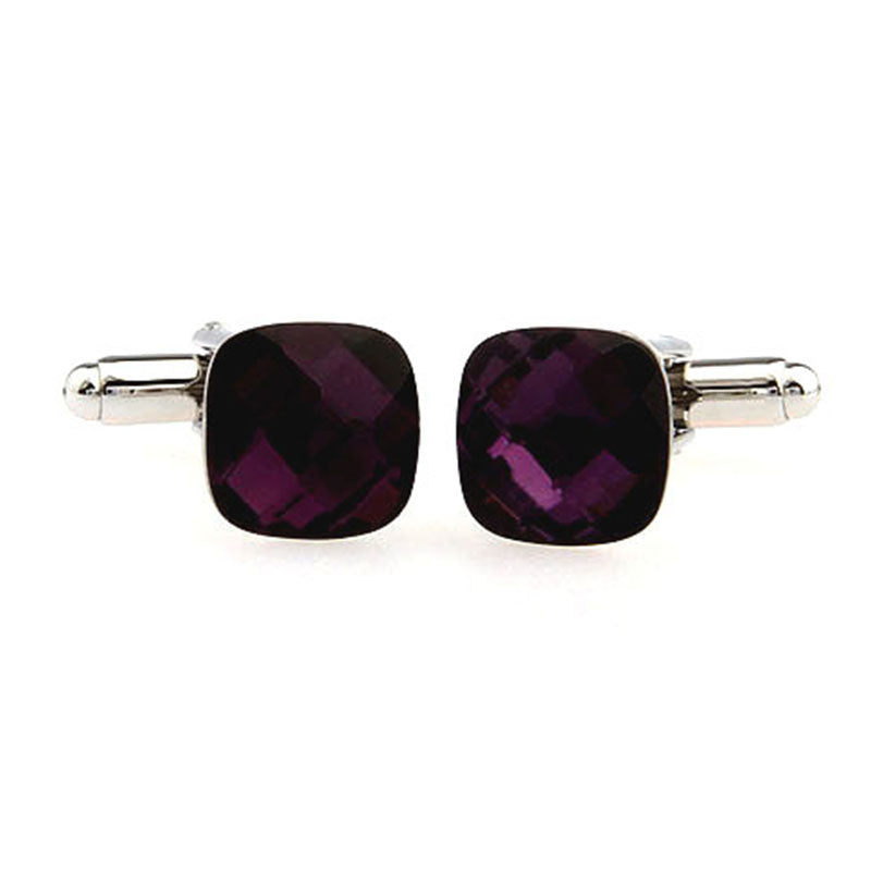 Crystal Zircon Cufflinks