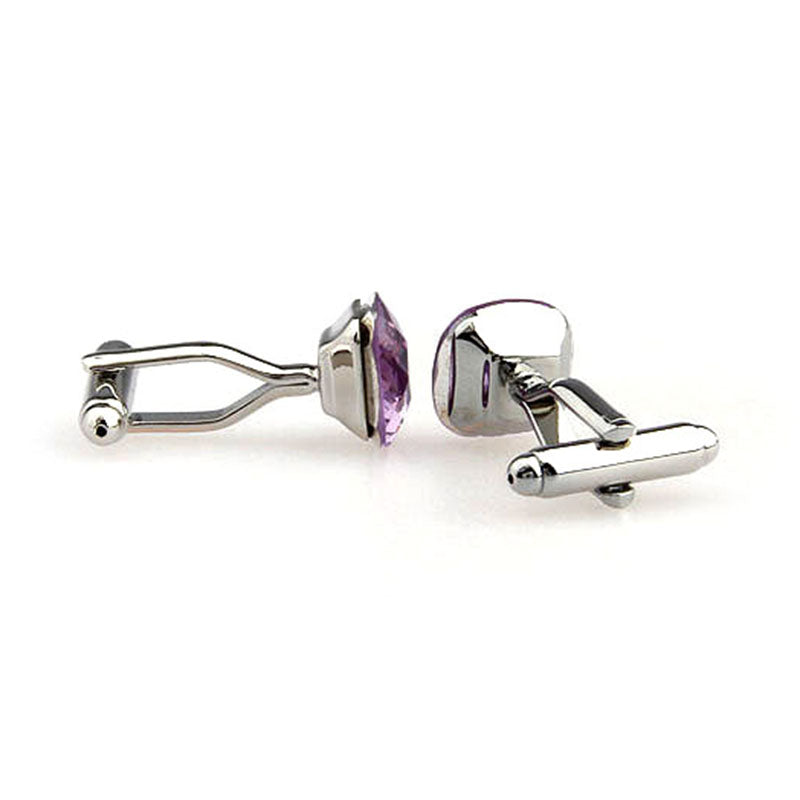 Crystal Zircon Cufflinks