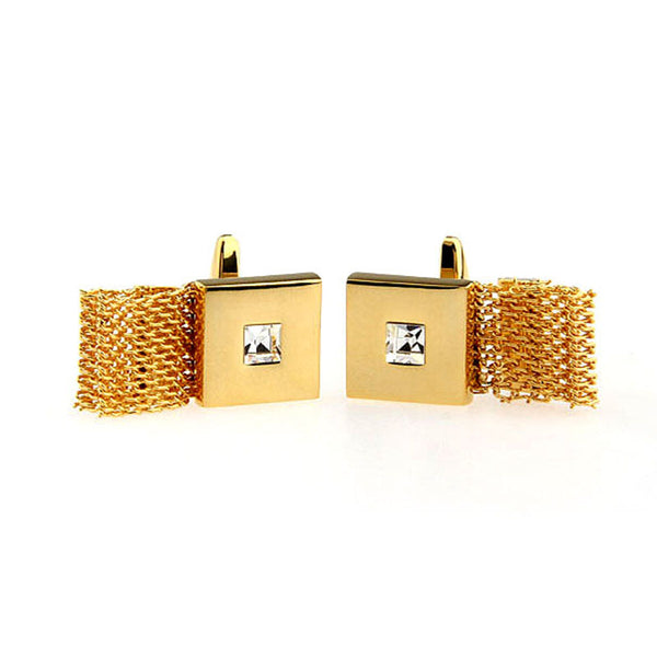 Crystal Zircon Cufflinks