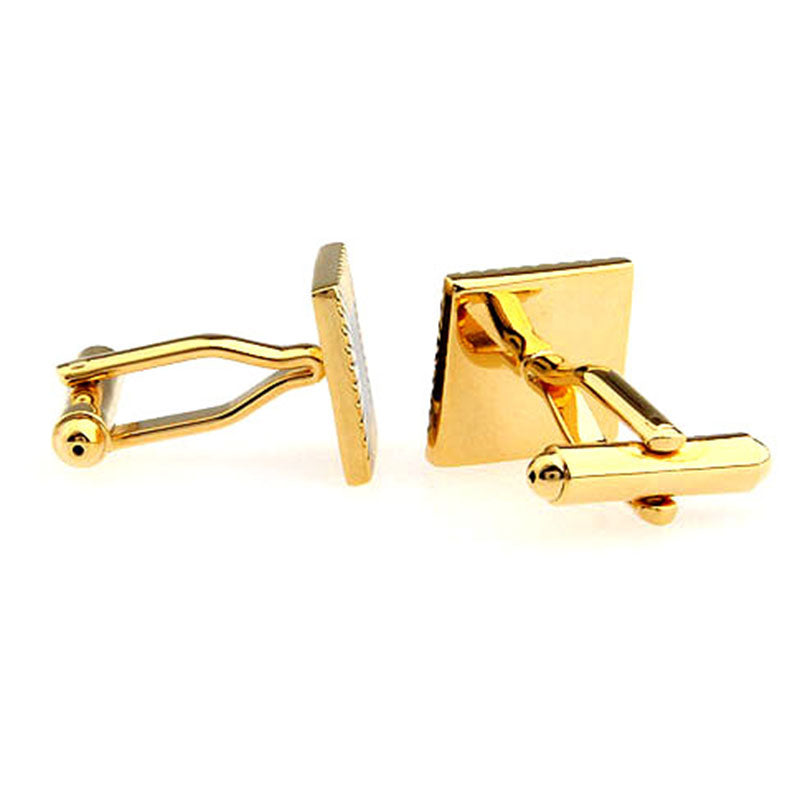 Enamel Dropping Glue Cufflinks