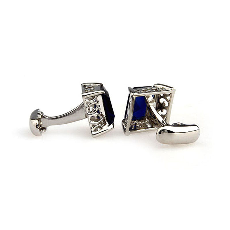 Crystal Zircon Cufflinks