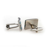 Enamel Dropping Glue Cufflinks