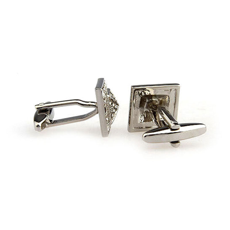 Crystal Zircon Cufflinks