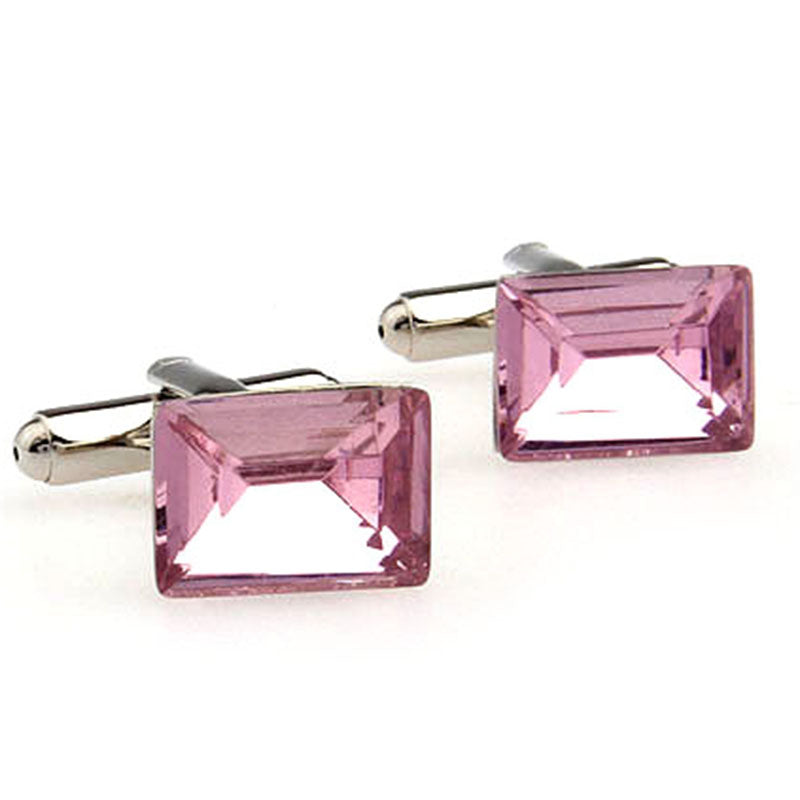 Crystal Zircon Cufflinks