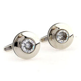 Crystal Zircon Cufflinks