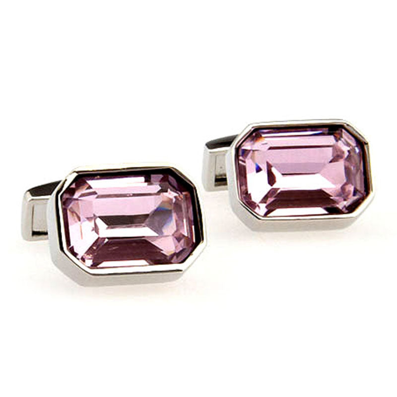 Crystal Zircon Cufflinks