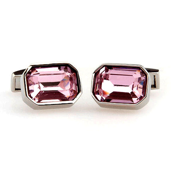 Crystal Zircon Cufflinks