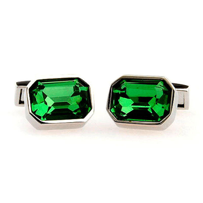 Crystal Zircon Cufflinks