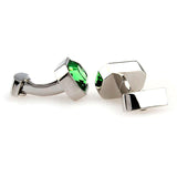 Crystal Zircon Cufflinks